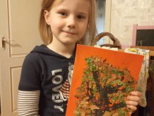 Отчёт по занятию Сделайте с ребенком осеннее дерево в Wachanga!