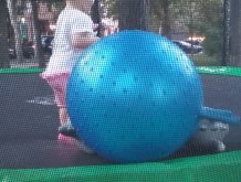 Отчёт по занятию Игры с большим надувным мячом в Wachanga!
