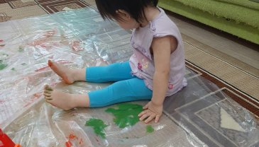 Отчёт по занятию Порисуйте пальчиковыми красками в Wachanga!