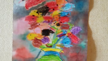 Отчёт по занятию Нарисуйте вазу с цветами в Wachanga!