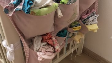 Отчёт по занятию Кармашки для детской кроватки в Wachanga!