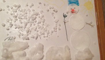 Отчёт по занятию Аппликация "Снеговик" в Wachanga!