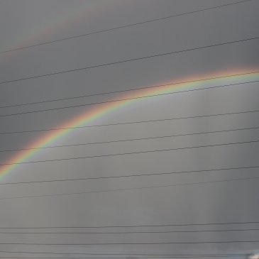 Take pictures of a rainbow!
