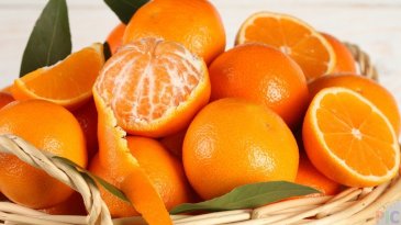 Teach your kid to peel a mandarin orange