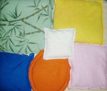Разноцветные мешочки