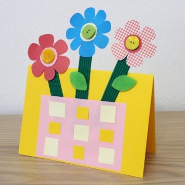 Greeting card with a pocket