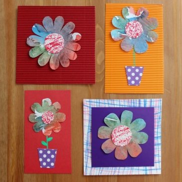 Greeting the Spring: Make pretty cards for relatives!