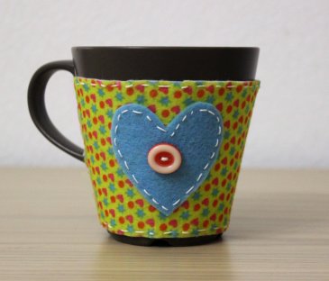 Одежда для кружки из фетра