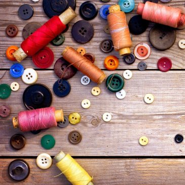 Teach your kid to sew buttons