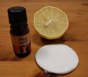 Лимон - пятновыводитель