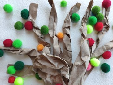 Оригинальная аппликация "Осеннее дерево"