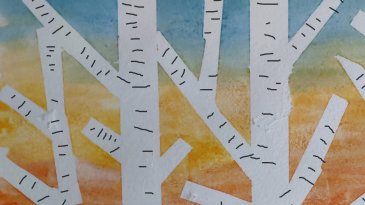 Осень в берёзовой роще