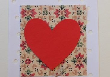 Сделайте с ребёнком открытку с сердцем к 14 февраля
