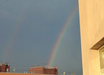 Take pictures of a rainbow!