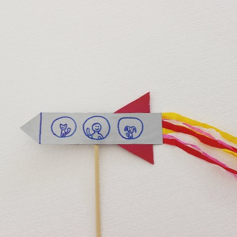 Картинка к занятию Смастерите яркую ракету в Wachanga
