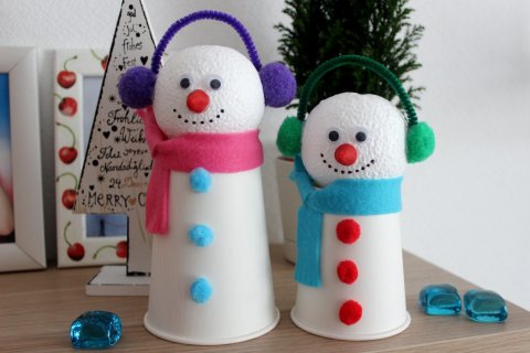 Мастер класс как сделать снеговика | Подарочный снеговик своими руками | новогодние поделки
