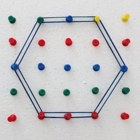 Activity picture for Offer your kid to play with pushpins and rubber bands  in Wachanga