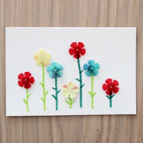 Activity picture for The card "Flower meadow" in Wachanga