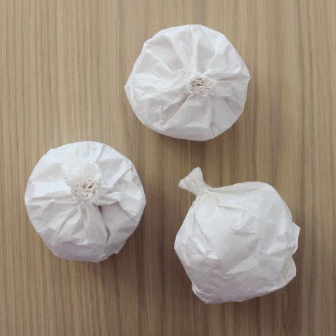 изготовление тыковок из бумажных пакетов этап 3