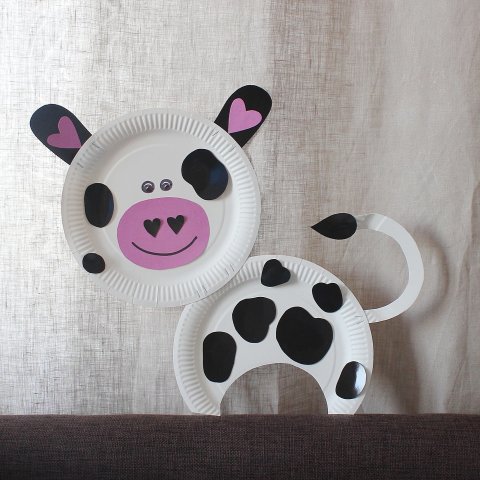 Activity picture for Make a bull out of a disposable plate with your kid  in Wachanga