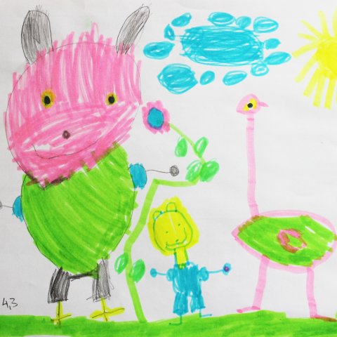 Activity picture for Create an album of kid's drawings! in Wachanga