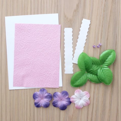 Activity picture for Greeting card "Spring Flowers" in Wachanga