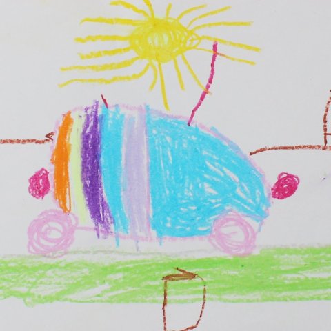 Картинка к занятию Предложите ребенку порисовать масляными мелками в Wachanga