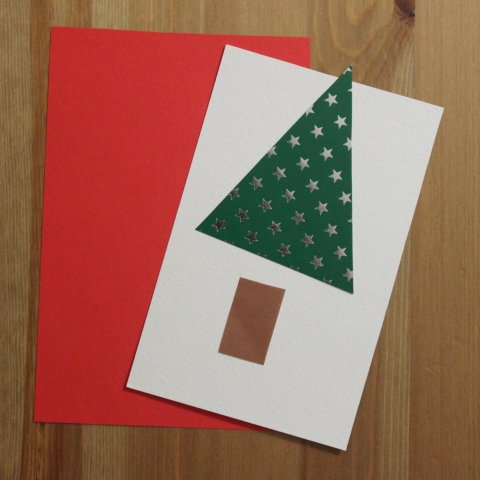 Activity picture for Make your own Christmas Tree Card for Christmas! in Wachanga