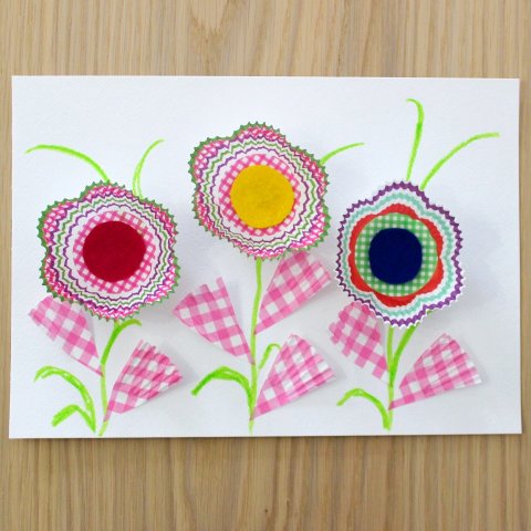 Activity picture for Applique "Magic Flowers" in Wachanga