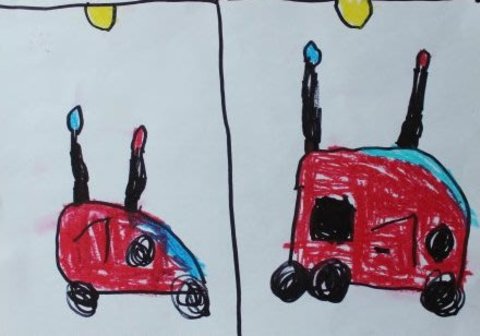 Картинка к занятию Научите ребенка рисовать машину в Wachanga