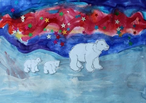 Картинка к занятию Мишки на Северном полюсе в Wachanga