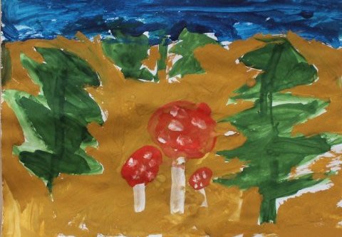 Картинка к занятию В лес за грибами в Wachanga