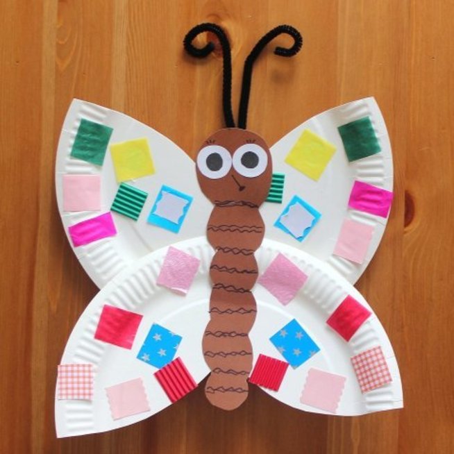 Make a butterfly with your kid