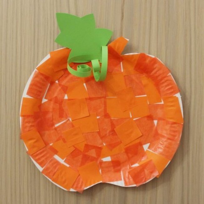 Make "The Pumpkin" applique with your kid 