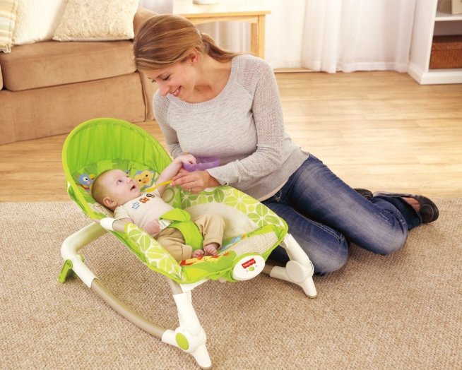 Put your little one in a baby rocking chair