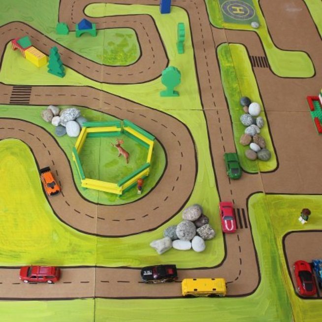 Make a racetrack for your kid