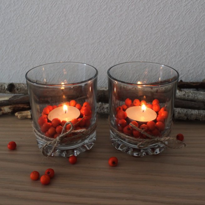 Autumn candles
