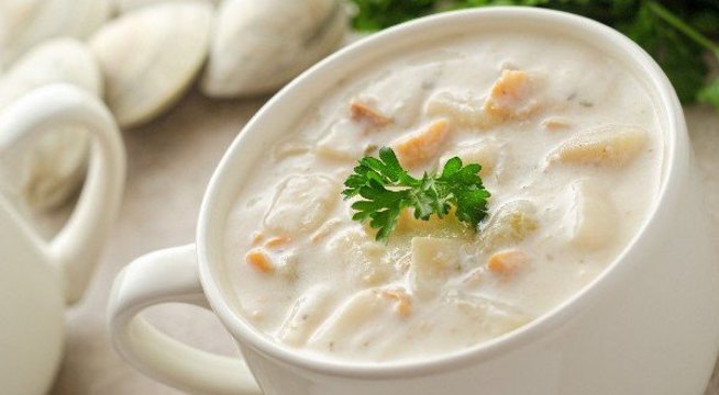 Рецепт: Суп молочный с морковью и картофелем 