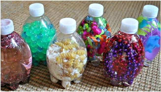 Make a toy out of a bottle