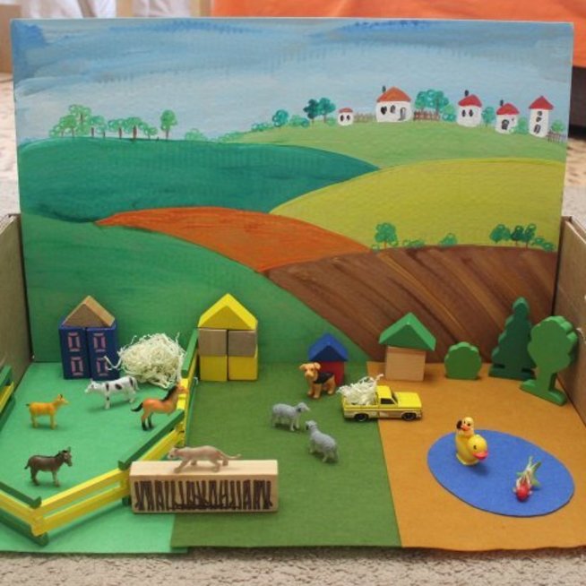 Поиграйте вместе с ребенком в ферму
