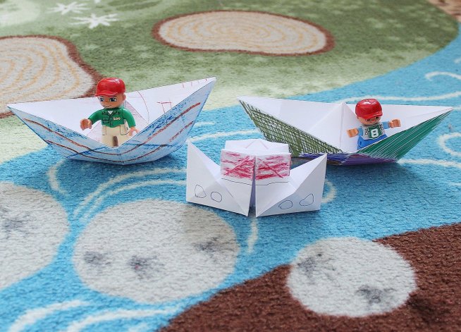 Make origami crafts!