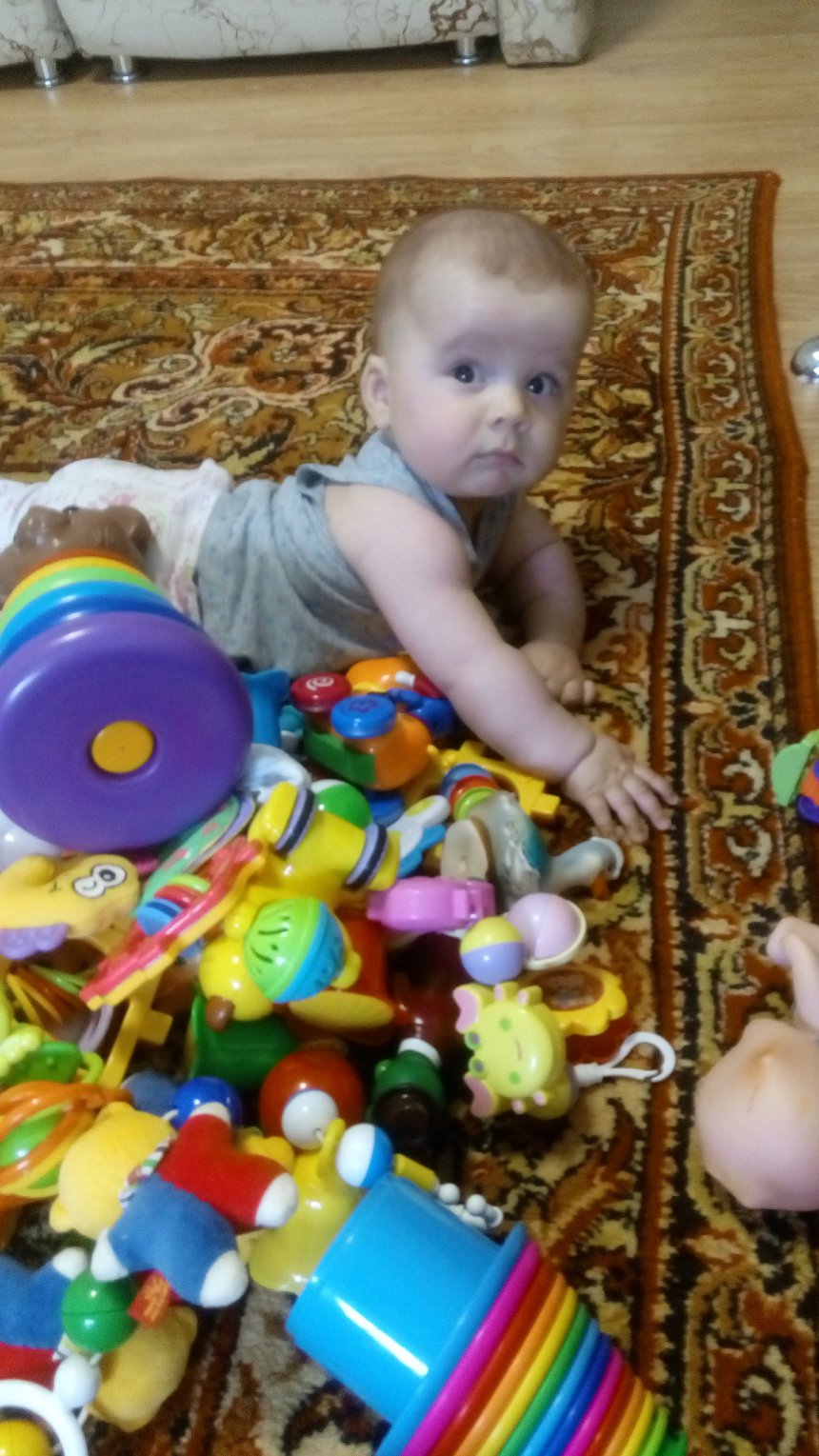 Отчёт по занятию Игрушки для пятимесячного малыша в Wachanga!