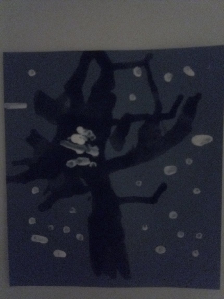 Отчёт по занятию Рисуем зимнее дерево в Wachanga!