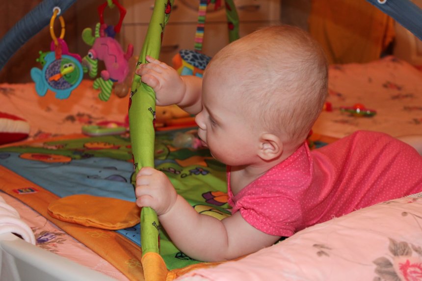 Отчёт по занятию Игрушки для детей в 7 месяцев в Wachanga!