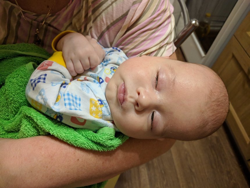 Отчёт по занятию Тактильное восприятие двухмесячного малыша в Wachanga!