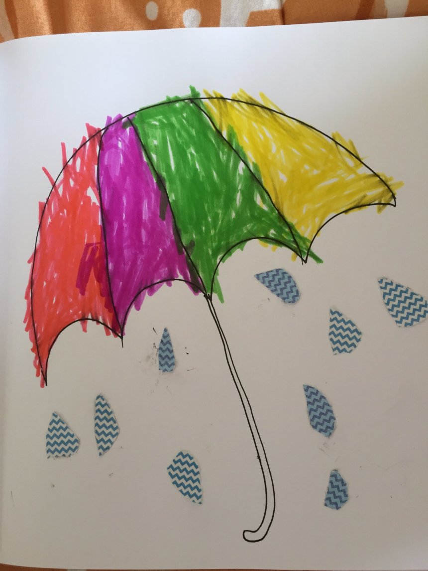 Отчёт по занятию Разноцветный зонтик в Wachanga!
