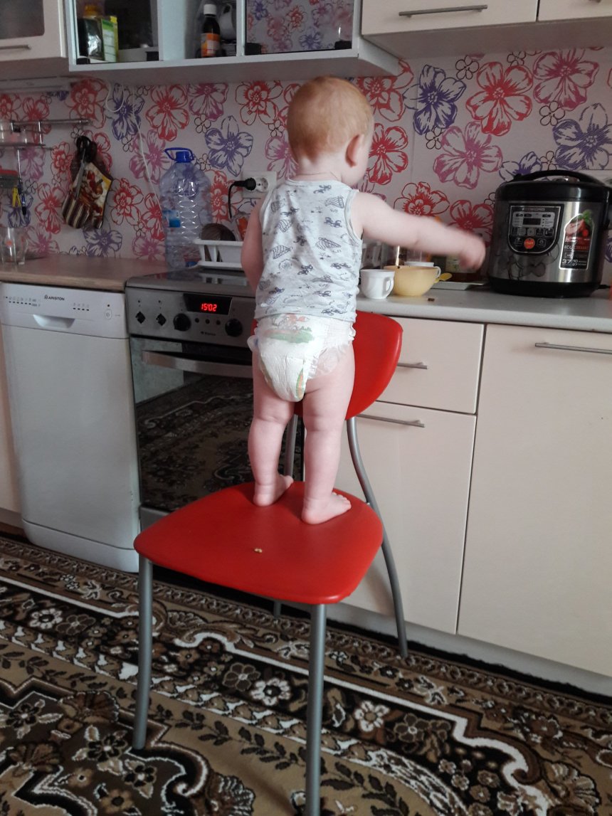 Отчёт по занятию Научите малыша залезать на стул в Wachanga!