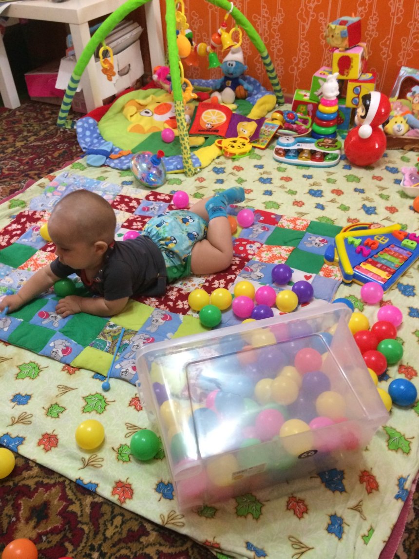 Отчёт по занятию Поиграйте вместе с малышом на полу в Wachanga!