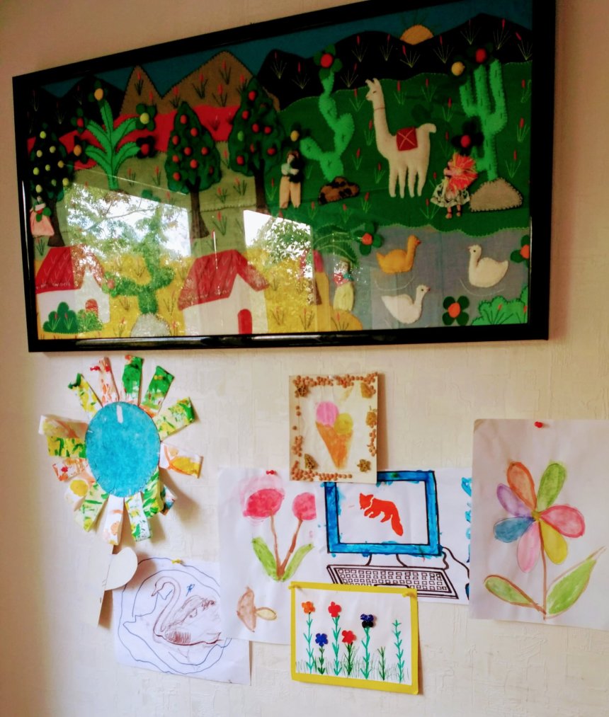 Отчёт по занятию Украсьте комнату рисунками ребёнка в Wachanga!