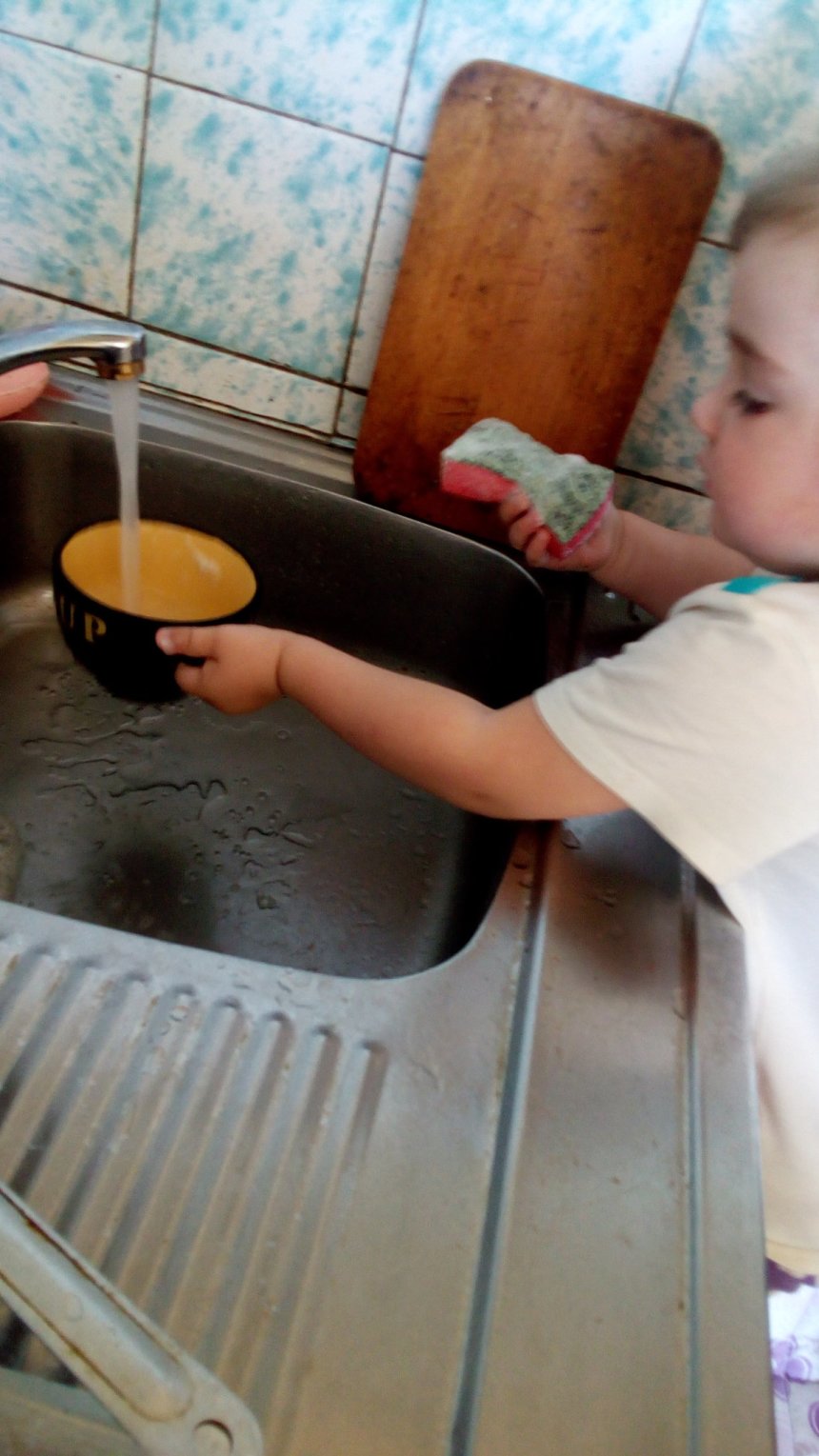 Отчёт по занятию Поиграйте в игру "Мытье посуды» в Wachanga!